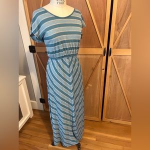 Anthropology Lightweight Striped Cotton Maci Dress